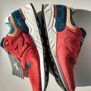 New Balance Men’s 999 Made In USA Red Navy Blue